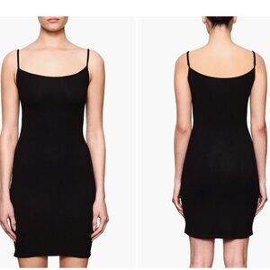 NWOT SKIMS Lounge Mini Slip Dress - Size S - Black
